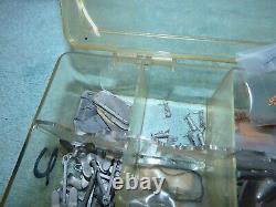 VINTAGE BATTERY OPERATED WOOD Dumas Model Toy BOAT PARTS LOT HUGE RC Remote con