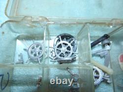 VINTAGE BATTERY OPERATED WOOD Dumas Model Toy BOAT PARTS LOT HUGE RC Remote con