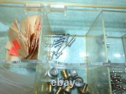 VINTAGE BATTERY OPERATED WOOD Dumas Model Toy BOAT PARTS LOT HUGE RC Remote con