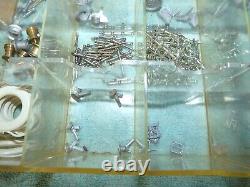 VINTAGE BATTERY OPERATED WOOD Dumas Model Toy BOAT PARTS LOT HUGE RC Remote con