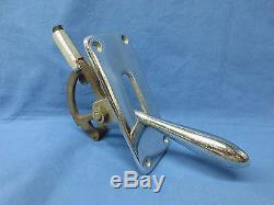 VINTAGE BOAT THROTTLE CONTROL LEVER BRASS CHROME PLATED MARITIME