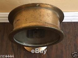 Vintage Brass Boat Ships Clock Housing Parts Repair