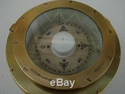 Vintage Brass Ships / Boat Compass Parts Spares Display