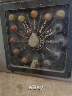 VINTAGE CATERPILLAR ELECTRICAL PANEL WITH KOBELT SHIFTER THROTTLE, IGNITION EURO