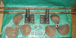 VINTAGE CHRIS CRAFT STRUTS, SHAFTS, PROPS