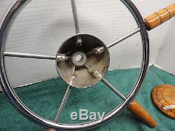Vintage Chris Craft Wheel 18 Inch Splined Free Shipping