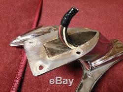 VINTAGE CHROME ATTWOOD BOAT MARKER GREEN RED BOW LIGHT SEAFLIGHT Nautical Bird