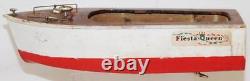 VINTAGE Fleet Line Fiesta Queen Speed Boat 1950s Japan batteryOp C5 parts/restor