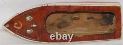 VINTAGE Fleet Line Fiesta Queen Speed Boat 1950s Japan batteryOp C5 parts/restor