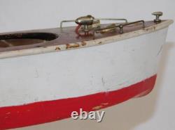 VINTAGE Fleet Line Fiesta Queen Speed Boat 1950s Japan batteryOp C5 parts/restor