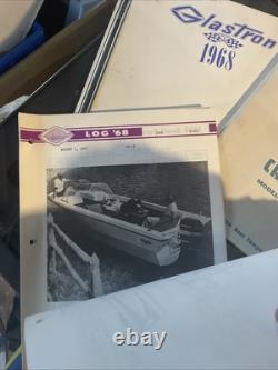 VINTAGE GLASTRON BOAT COMPANY CATOLOG PARTS MANUAL BOOK 1970's Sales Sailing