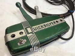 Vintage Mercury Quicksilver Remote Throttle Control Box 11' Cables Outboard