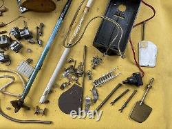 VINTAGE Model Pond Yacht JOB LOT Fittings, ANTIQUE Boat KIT, 60s Project, Parts