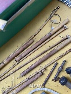 VINTAGE Model Pond Yacht JOB LOT Fittings, ANTIQUE Boat KIT, 60s Project, Parts