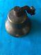 Vintage Nautical Brass Bell For Boat, Or Dinner 5 Wide Original Parts 2.5 Lbs