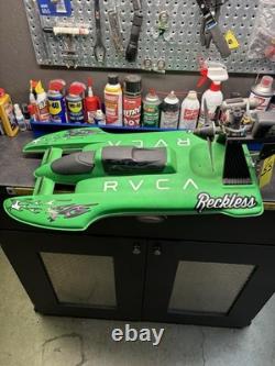 VINTAGE NITRO R/C Hydroplane Racing Boat For Parts or Repair OR PROJECT BOAT