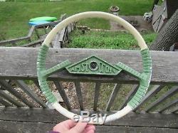 VINTAGE ORIGINAL 1946 50's ARISTOCRAFT BOAT STEERING WHEEL With NAME CAST IN IT