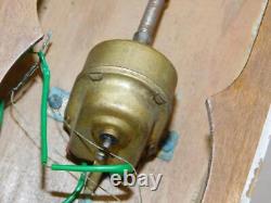 VINTAGE Power Cruiser Boat wood battery withmotor JAPAN MHM Toytime GW 11 +PARTS