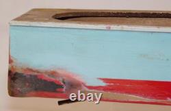 VINTAGE Power Cruiser Boat wood battery withmotor JAPAN MHM Toytime GW 11 +PARTS