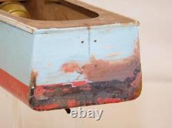 VINTAGE Power Cruiser Boat wood battery withmotor JAPAN MHM Toytime GW 11 +PARTS