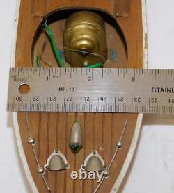VINTAGE Power Cruiser Boat wood battery withmotor JAPAN MHM Toytime GW 11 +PARTS