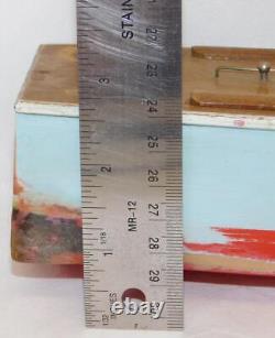 VINTAGE Power Cruiser Boat wood battery withmotor JAPAN MHM Toytime GW 11 +PARTS