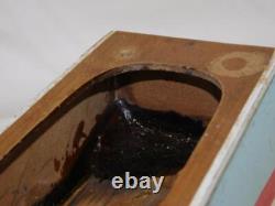 VINTAGE Power Cruiser Boat wood battery withmotor JAPAN MHM Toytime GW 11 +PARTS