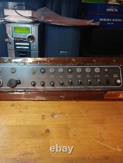 VINTAGE RARE MAKO Boat Dash Switch Panel DARK BROWN WOOD FOR PARTS UNTESTED WOW