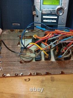 VINTAGE RARE MAKO Boat Dash Switch Panel DARK BROWN WOOD FOR PARTS UNTESTED WOW