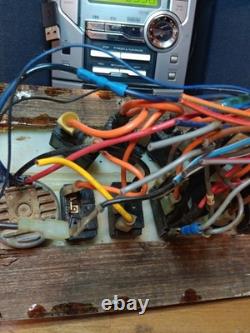 VINTAGE RARE MAKO Boat Dash Switch Panel DARK BROWN WOOD FOR PARTS UNTESTED WOW