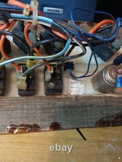VINTAGE RARE MAKO Boat Dash Switch Panel DARK BROWN WOOD FOR PARTS UNTESTED WOW