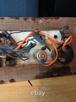 VINTAGE RARE MAKO Boat Dash Switch Panel DARK BROWN WOOD FOR PARTS UNTESTED WOW
