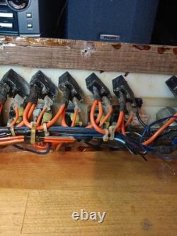 VINTAGE RARE MAKO Boat Dash Switch Panel DARK BROWN WOOD FOR PARTS UNTESTED WOW