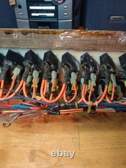 VINTAGE RARE MAKO Boat Dash Switch Panel DARK BROWN WOOD FOR PARTS UNTESTED WOW