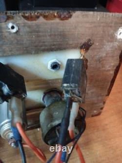VINTAGE RARE MAKO Boat Dash Switch Panel DARK BROWN WOOD FOR PARTS UNTESTED WOW