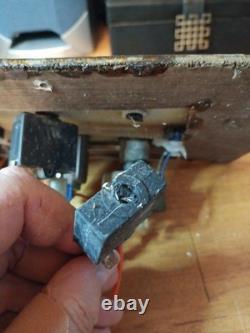 VINTAGE RARE MAKO Boat Dash Switch Panel DARK BROWN WOOD FOR PARTS UNTESTED WOW