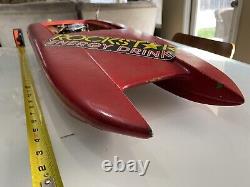 VINTAGE RC 30 hydroplane boat fork electric tunnel hull parts prather dumas r/c