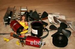 VINTAGE RC estate sale find Boat motors props parts brushless motors NO RESERVE