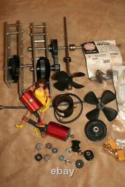 VINTAGE RC estate sale find Boat motors props parts brushless motors NO RESERVE