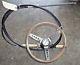 Vintage Ride Guide Steering Wheel, Cable 16 Ft, Pinion, Helm Assembly Off 73 Boat