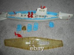 VINTAGE Remco Barracuda 578 Atomic Sub Submarine 1960's Toy Boat For Parts