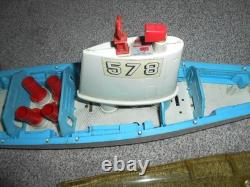 VINTAGE Remco Barracuda 578 Atomic Sub Submarine 1960's Toy Boat For Parts