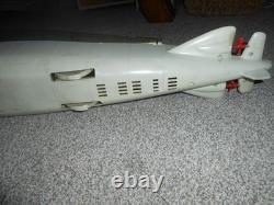 VINTAGE Remco Barracuda 578 Atomic Sub Submarine 1960's Toy Boat For Parts