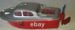 VINTAGE SCHUCO CABINO 5511 BATTERY OPERATED BOAT With BOX FOR PARTS $69.99