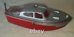VINTAGE SCHUCO CABINO 5511 BATTERY OPERATED BOAT With BOX FOR PARTS $69.99