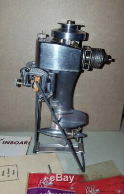 VINTAGE SEA FURY K&B ALLYN 049 OUTBOARD MODEL BOAT ENGINE WithPARTS PAPERWORK