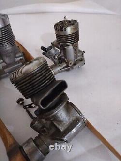 VINTAGE, SUPER TIGRE G 60 R/C ENGINE'S Various (Lot Of 6) Plus Parts. OLD