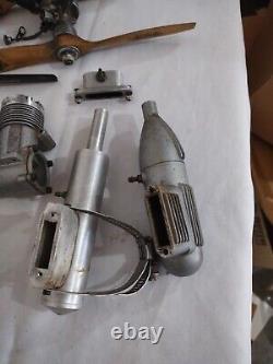 VINTAGE, SUPER TIGRE G 60 R/C ENGINE'S Various (Lot Of 6) Plus Parts. OLD