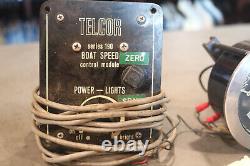 VINTAGE TELCOR SERIES 190 BOAT SPEED INDICATOR For Parts