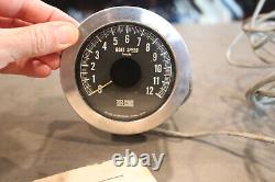 VINTAGE TELCOR SERIES 190 BOAT SPEED INDICATOR For Parts